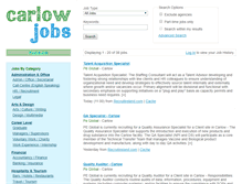 Tablet Screenshot of carlowjobs.ie